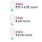 The Beadsmith – Stack Jar 4-Piece Assortment – 2 x 4 Stack, 1 x 5 Stack, 1 x 6 Stack, Pill containers, Empty Pot Jars, refillable Cosmetic containers, Small Plastic Organizers